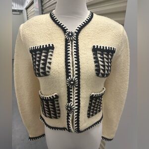 Melinda Eng Wool Jackie O Jacket and  Skirt Set